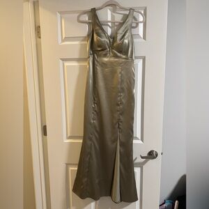 Birdy Grey dress - Satin in the color moss green- size xs- worn once.